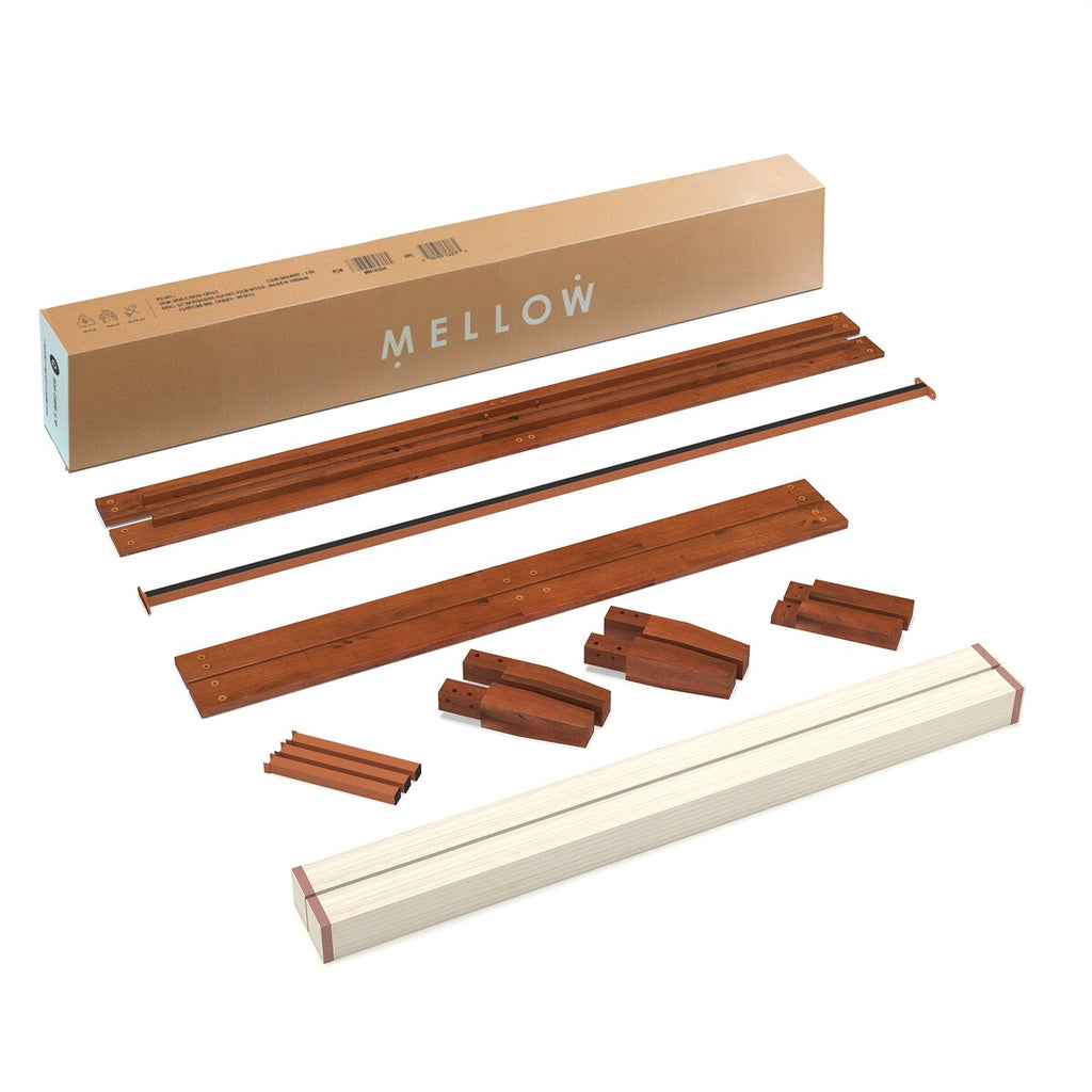 16 Inch Classic Solid Wood Platform Bed Frame in Multiple Finishes