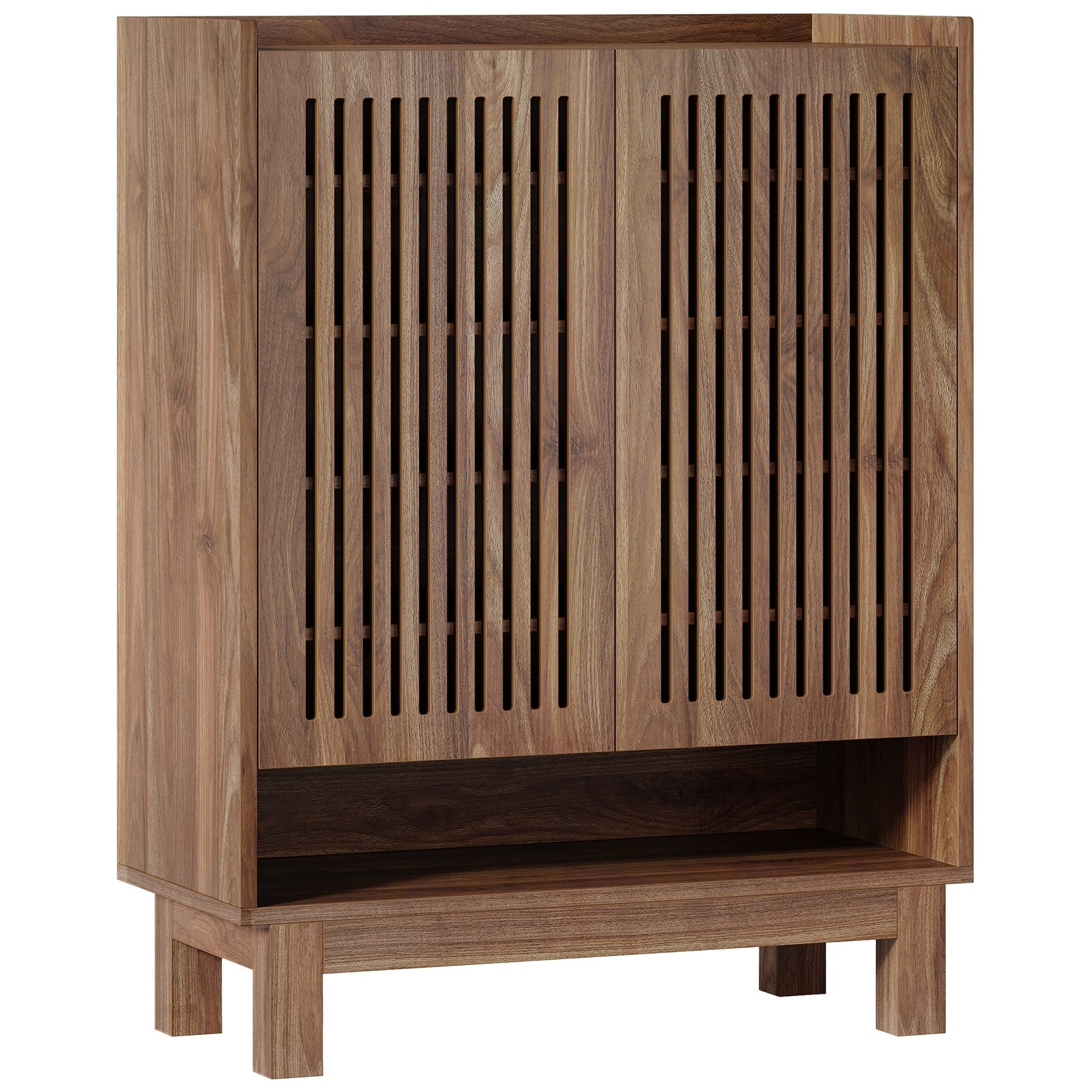 24 Pairs Shoe Storage Cabinet with Door for Entryway Living Room