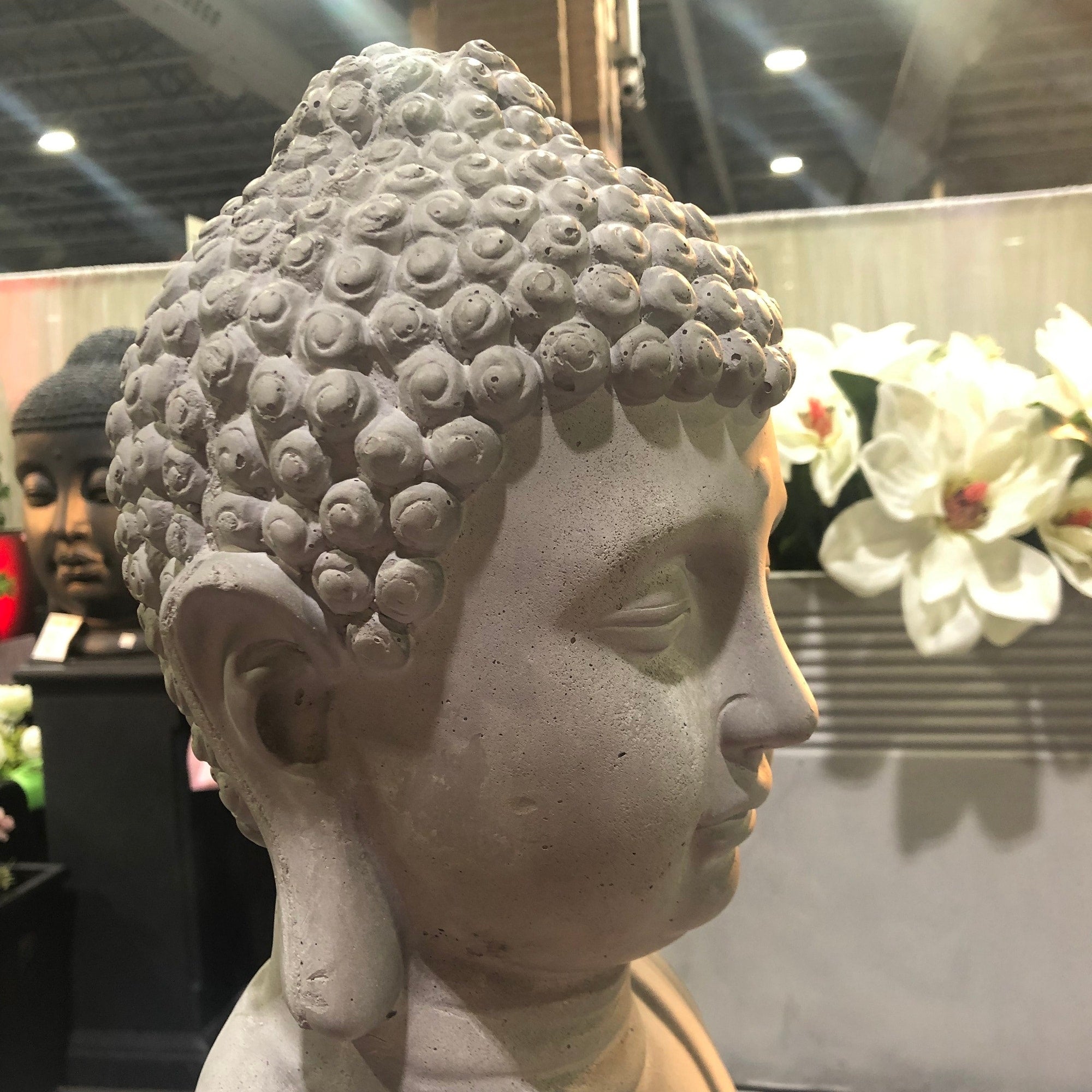 25.6-in. Lightweight Concrete Meditating Buddha Statue