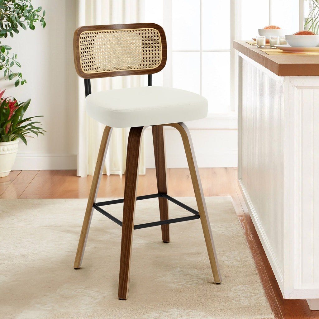 26/29 Swivel Bar Stools/ Counter Stools with Bentwood Legs