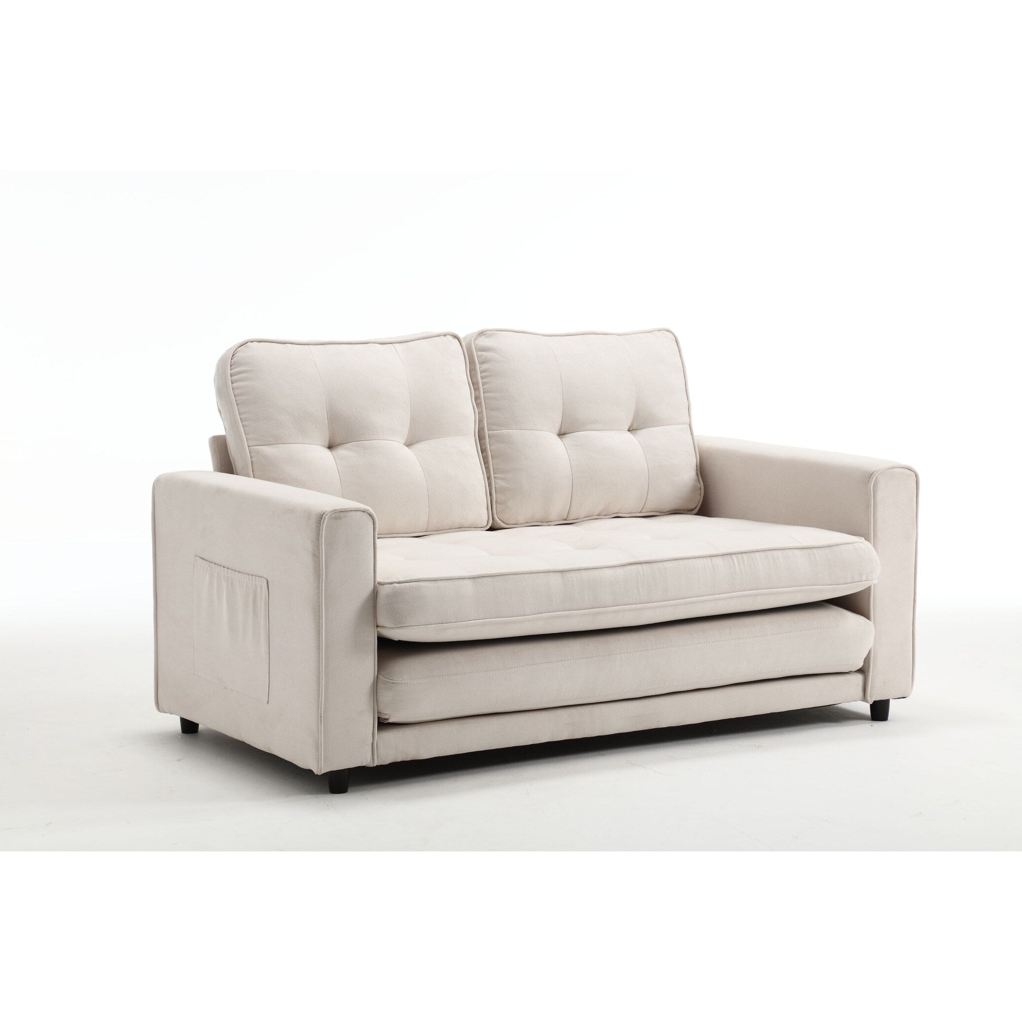 3 Fold Convertible Futon Couch Sleeper Sofa Bed