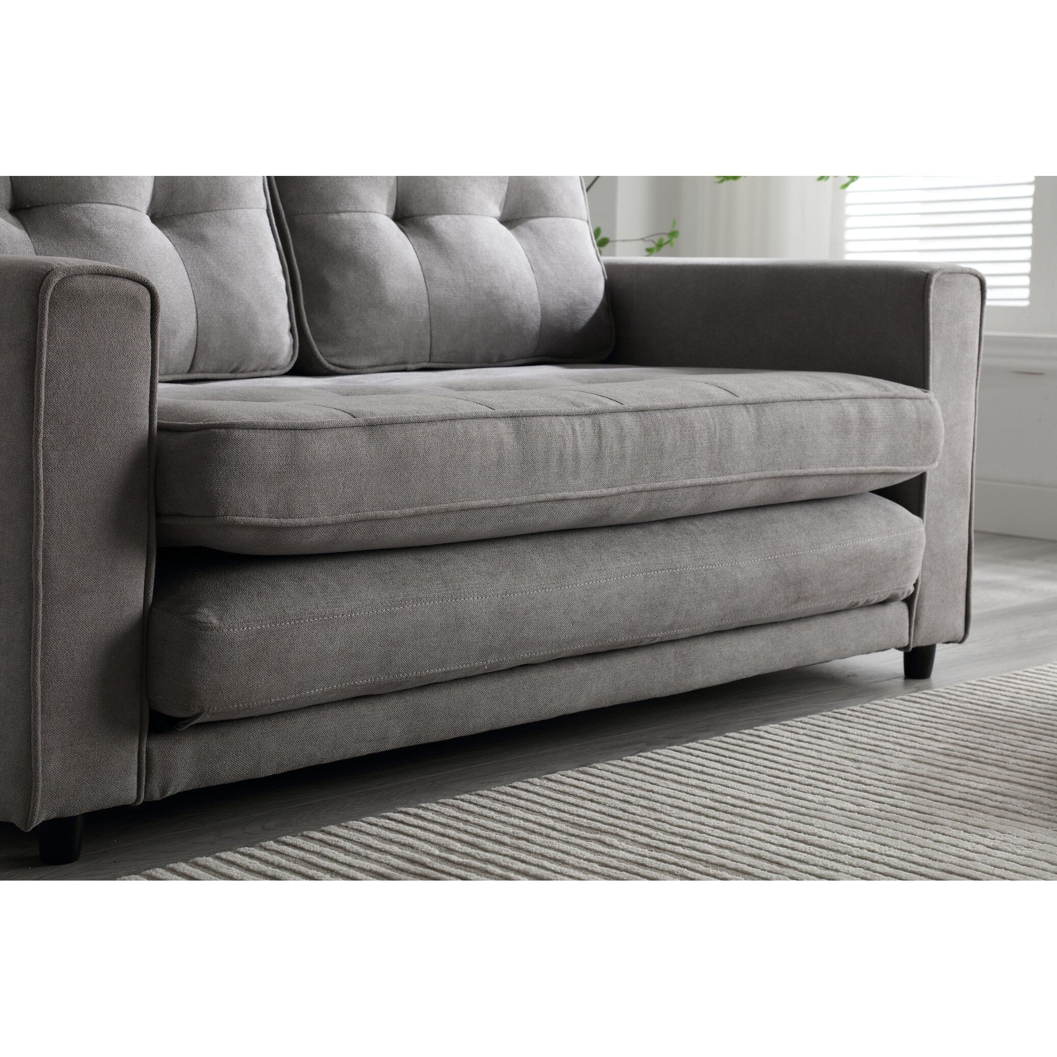 3 Fold Convertible Futon Couch Sleeper Sofa Bed