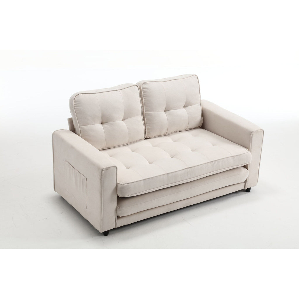 3 Fold Convertible Futon Couch Sleeper Sofa Bed