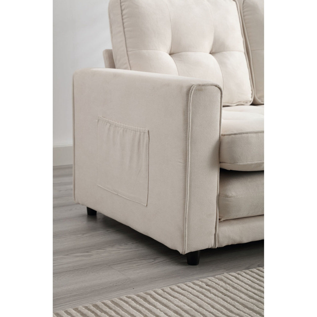3 Fold Convertible Futon Couch Sleeper Sofa Bed