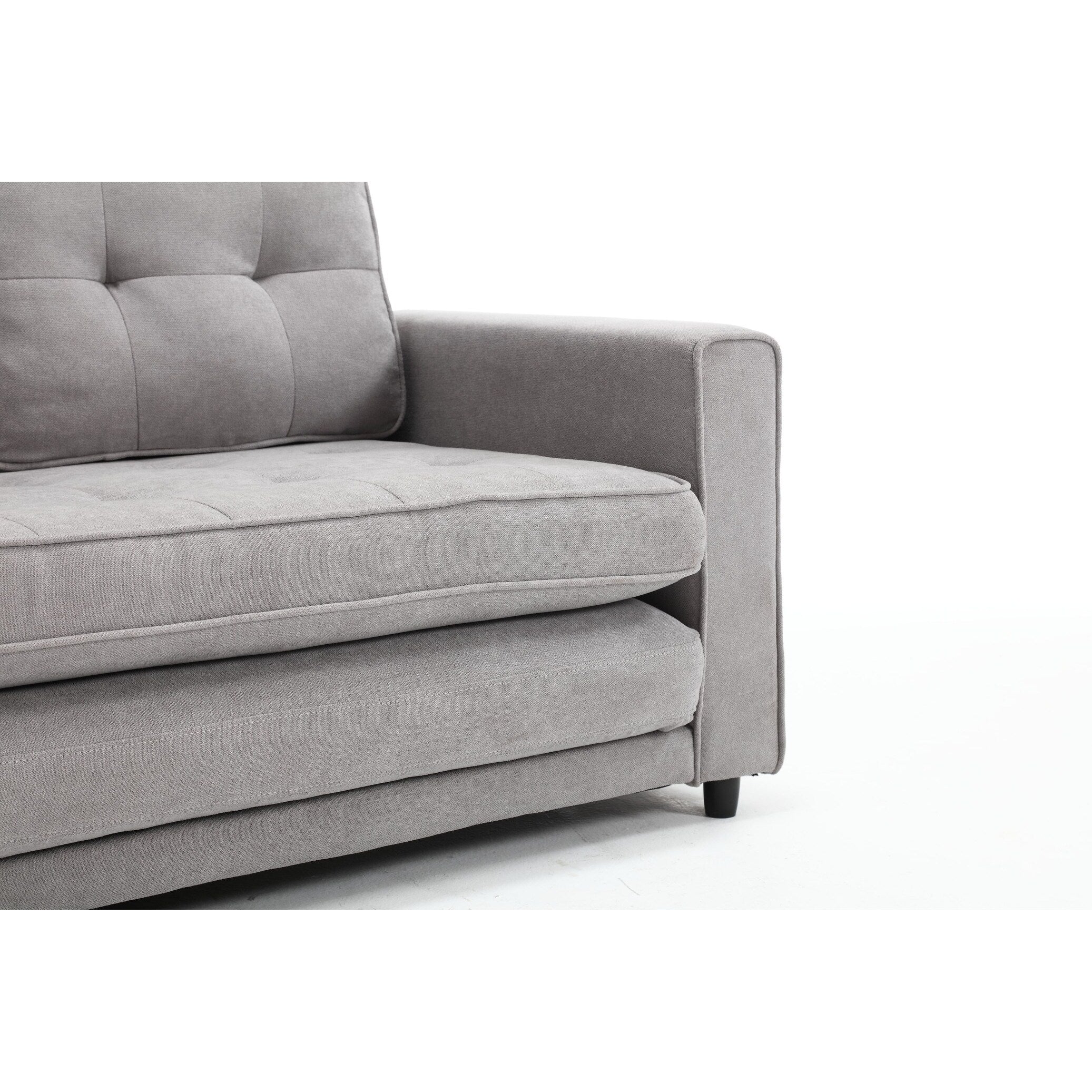 3 Fold Convertible Futon Couch Sleeper Sofa Bed