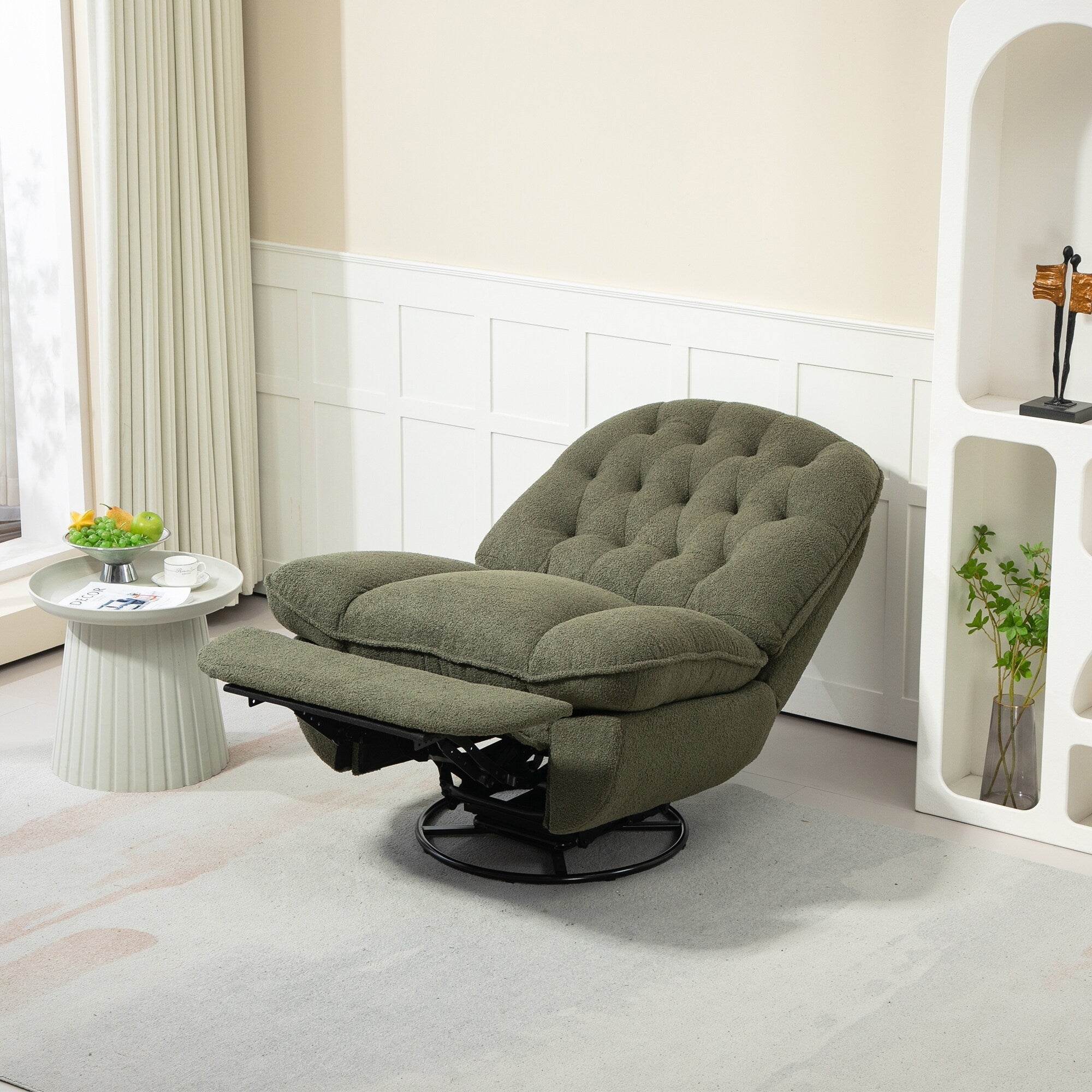 360 degrees Swivel Recliner Adjustable Sofa Chair Set of 2