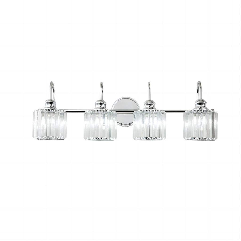 Chrome/ Black/ Gold Modern Over Mirror Crystal Bathroom Restroom Wall Lighting Fixtures Bath Lights Vanity Light