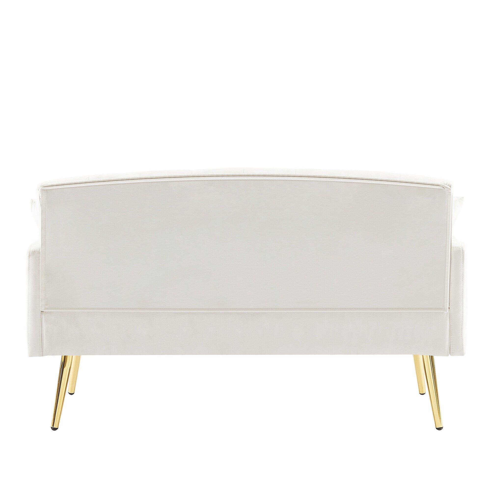 55.5 Velvet 2-Seater Sofa with 2 Pillows, Contemporary Design, and Easy Assembly
