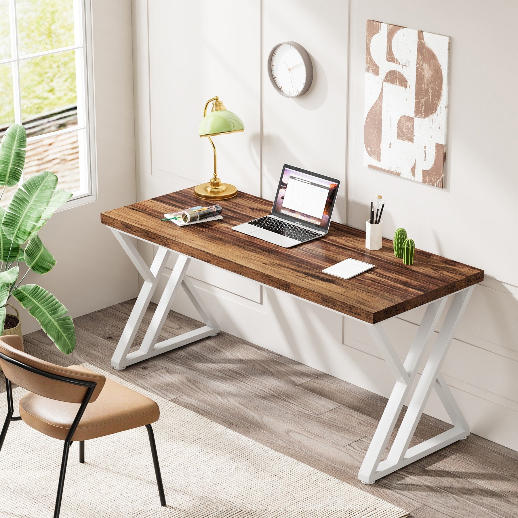 55 Heavy Duty Computer Desk, Office Desk
