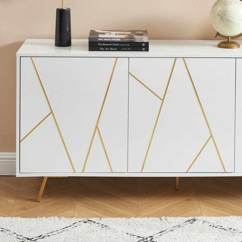 63'' W Wood Buffets and Sideboards Storage Cabinet