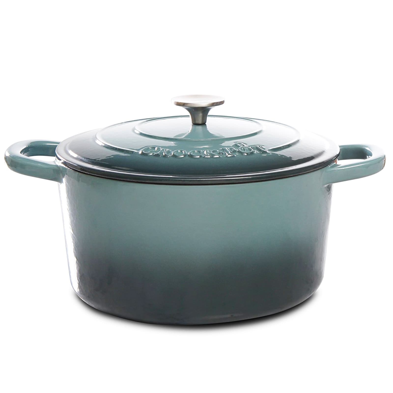 7 Quart Round Cast Iron Dutch Oven in Ash