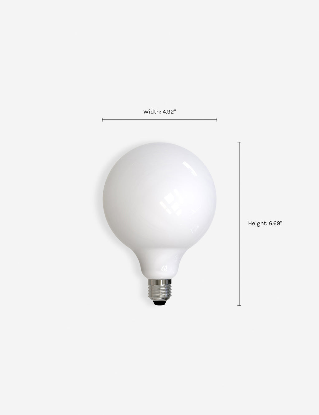 G40 LED Filament Bulb (Set of 2)