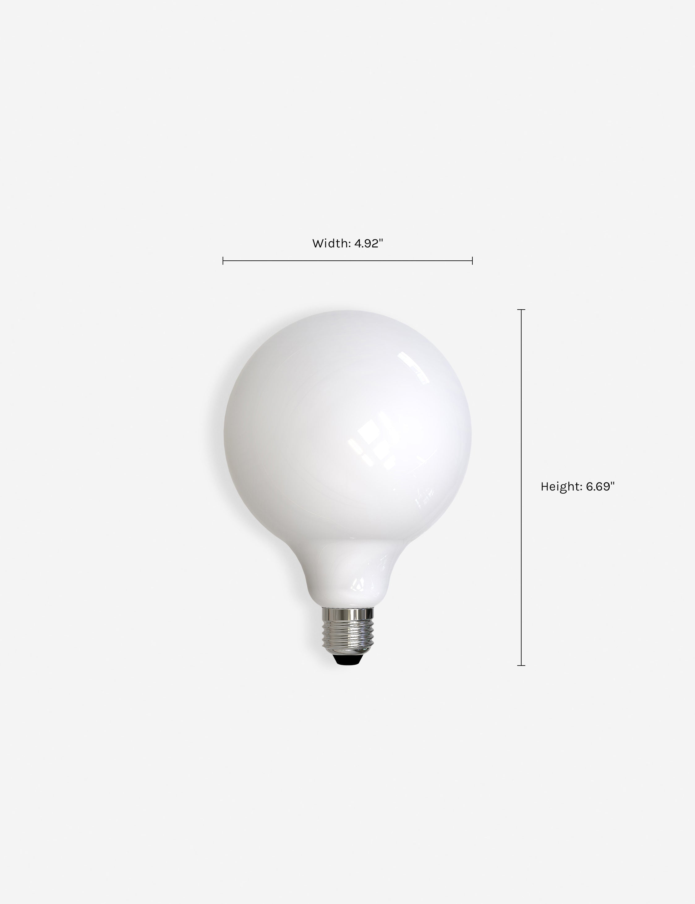 G40 LED Filament Bulb (Set of 2)