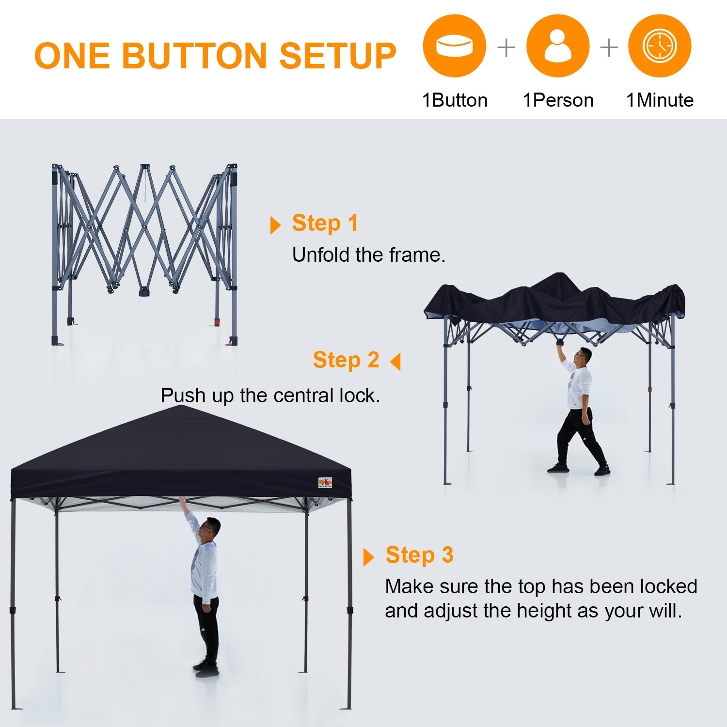 ABCCANOPY Durable Easy Pop up Canopy Tent Outdoor canopy tent
