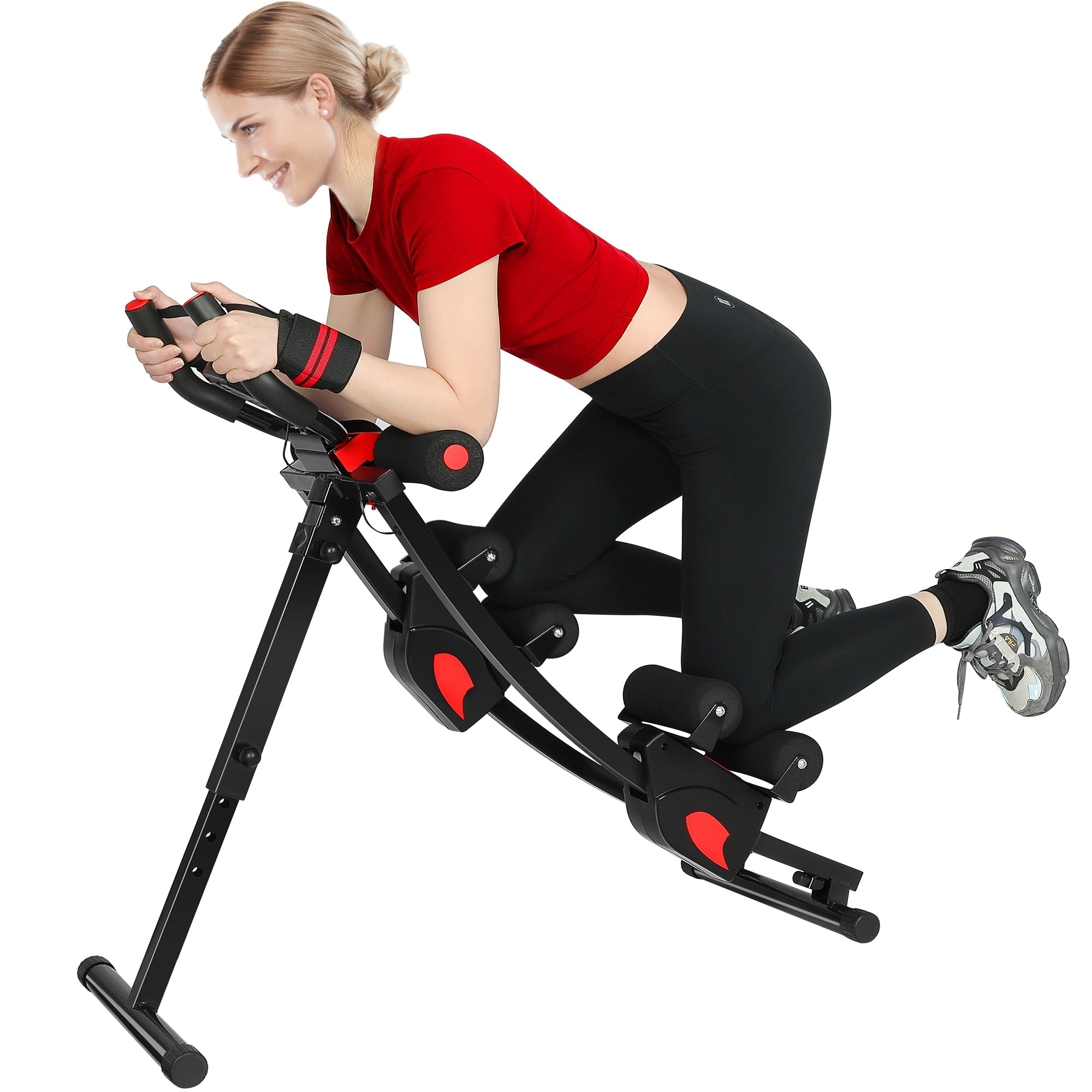 Ab Machine Foldable Core Abdominal Exercise Trainer Home Gym Fitness