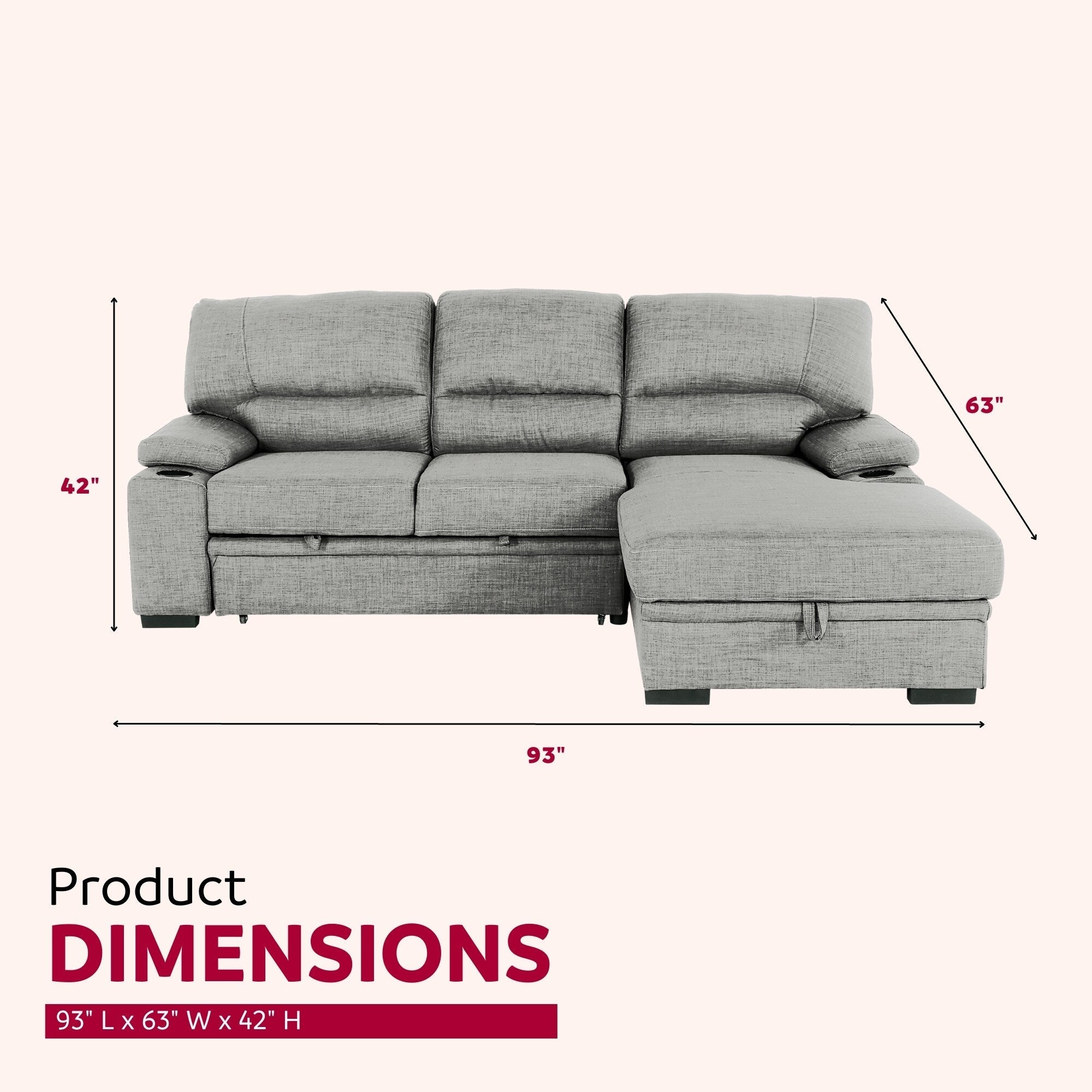 Affordable Convertible Sofa Bed - Space-Saving Furniture for Small Spaces