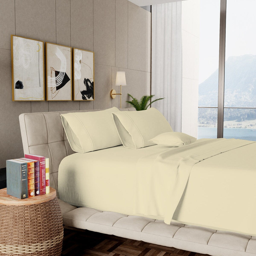 Aireolux 1000 Thread Count Ultra-Soft & Silky Luxury Egyptian Cotton Sheet Set