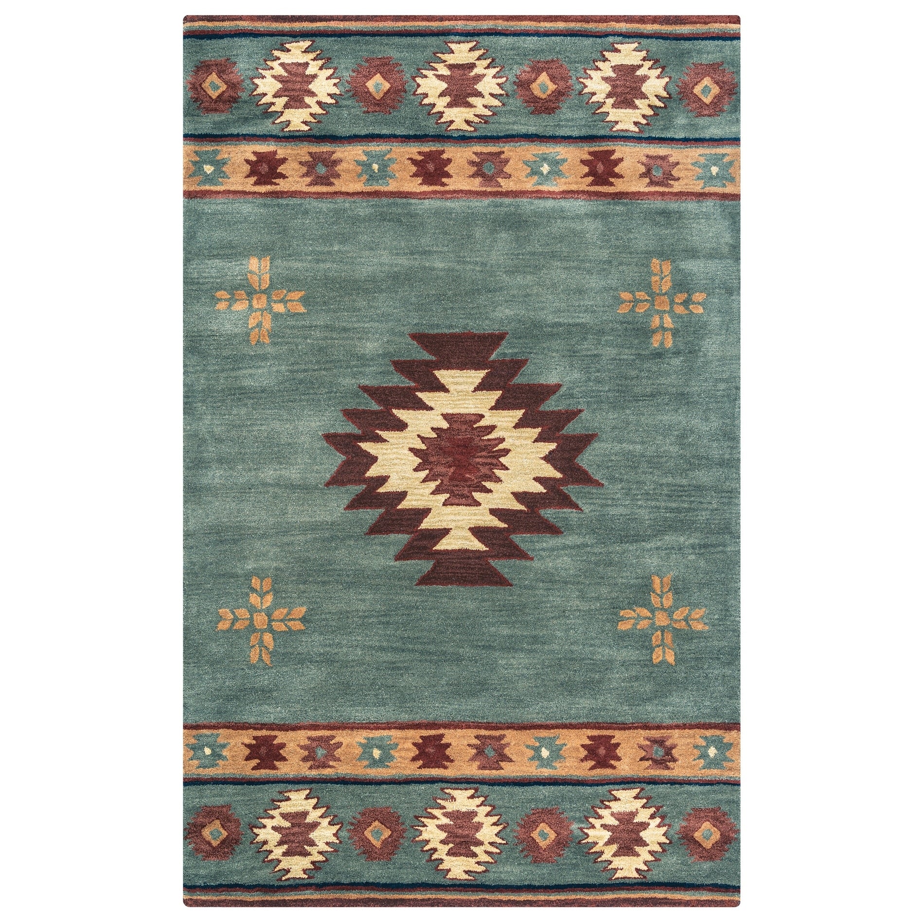Alora Decor Ryder Southwestern Hand-tufted Wool Rug