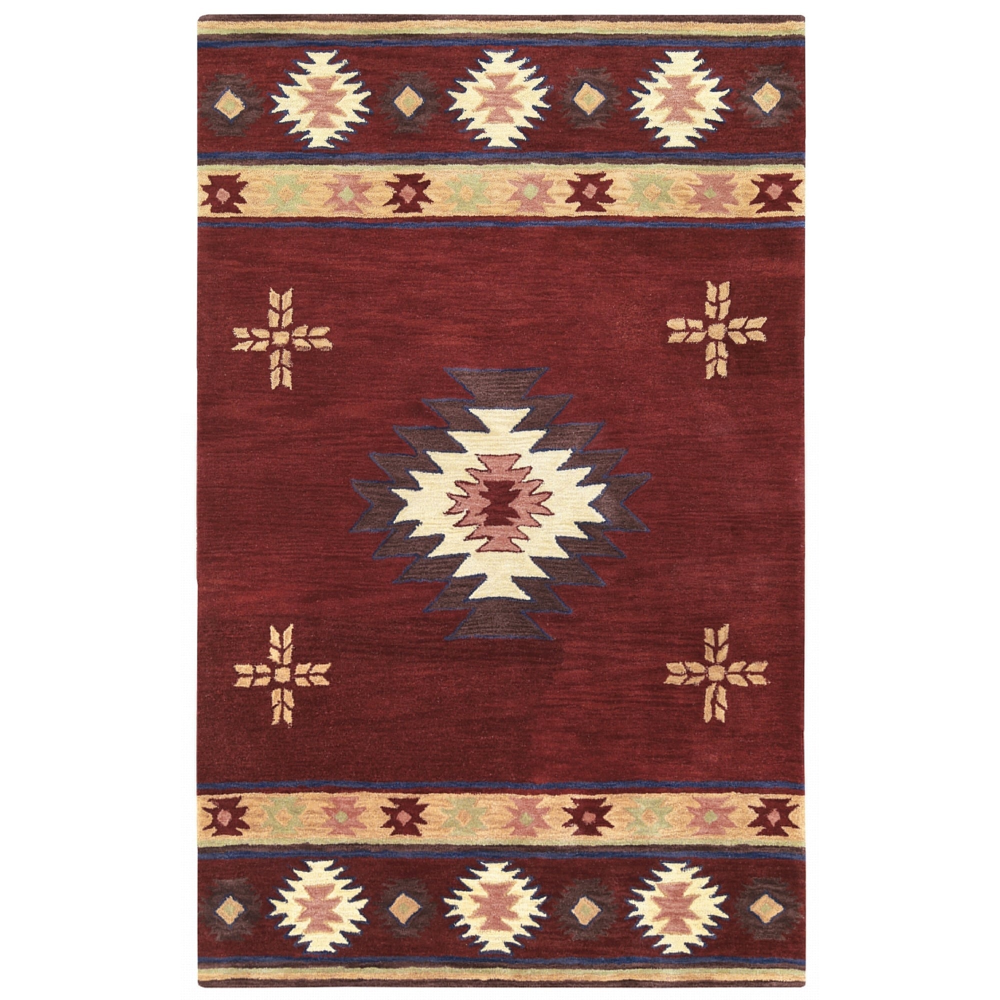 Alora Decor Ryder Southwestern Hand-tufted Wool Rug