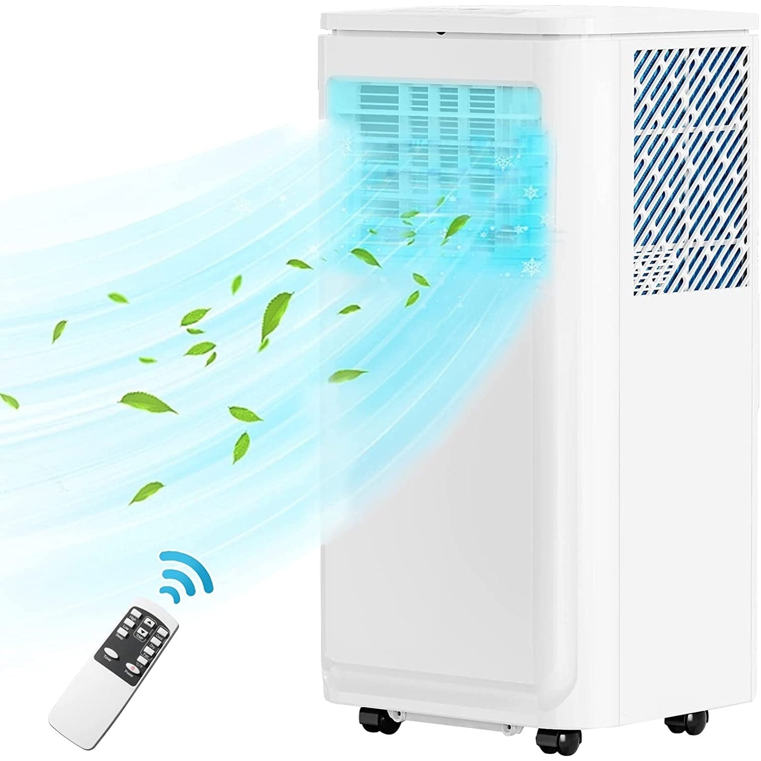 Bossin 8000BTU (Ashrae), 5000BTU（SACC) 3-in-1 Portable Air Conditioners with Remote Control,Quiet Room Portable AC Cooler - 880v