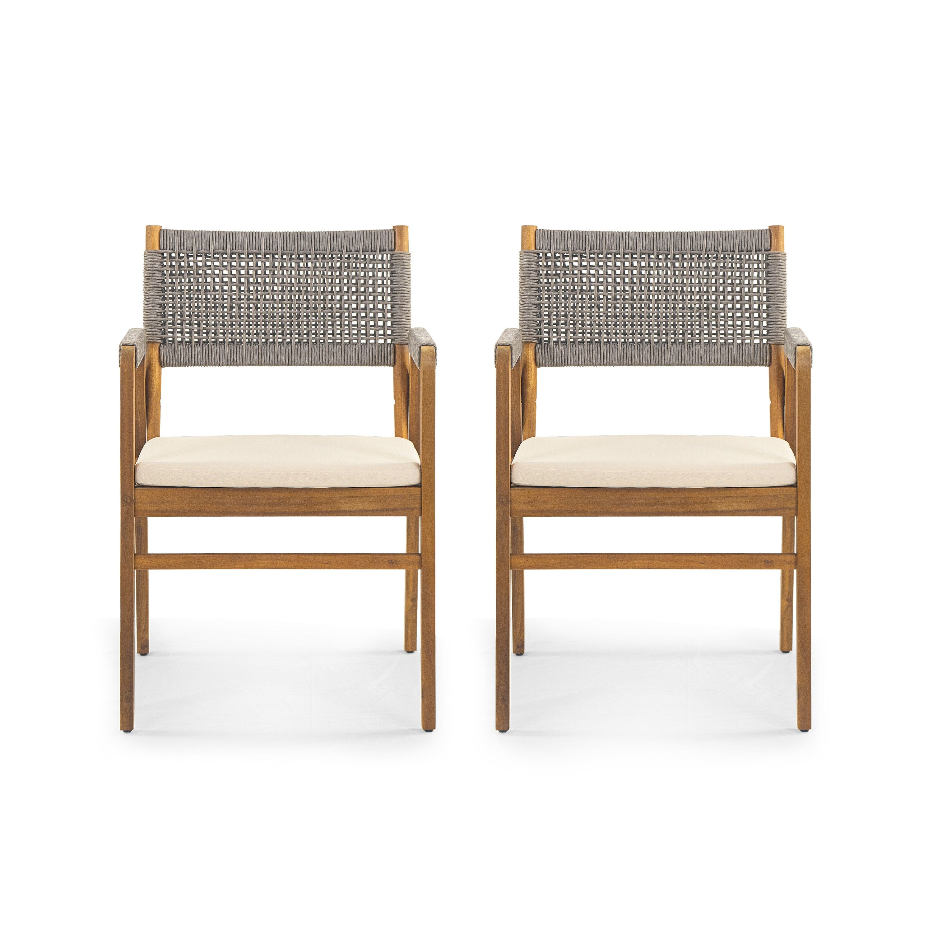 Captef Outdoor 5-piece acacia wood Dining Set by Christopher Knight Home