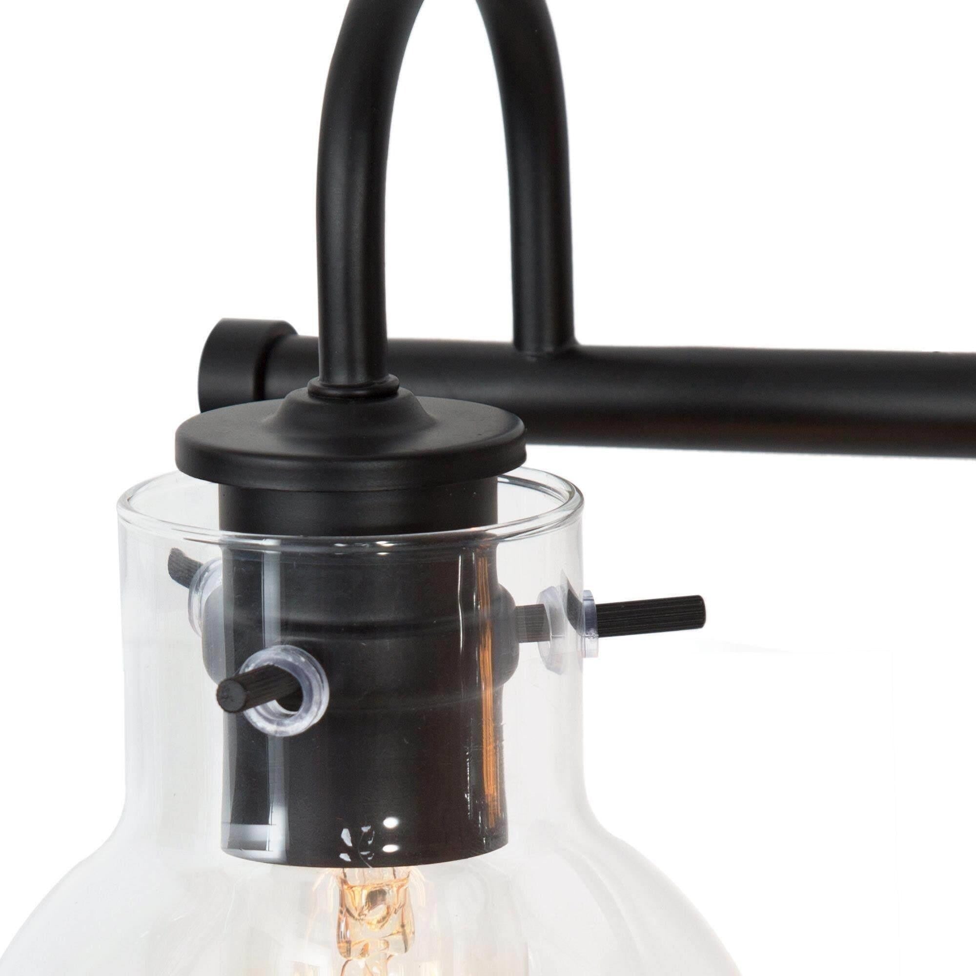 Modern Gold 3-Light Bathroom Vanity Light Orb Glass Wall Sconce