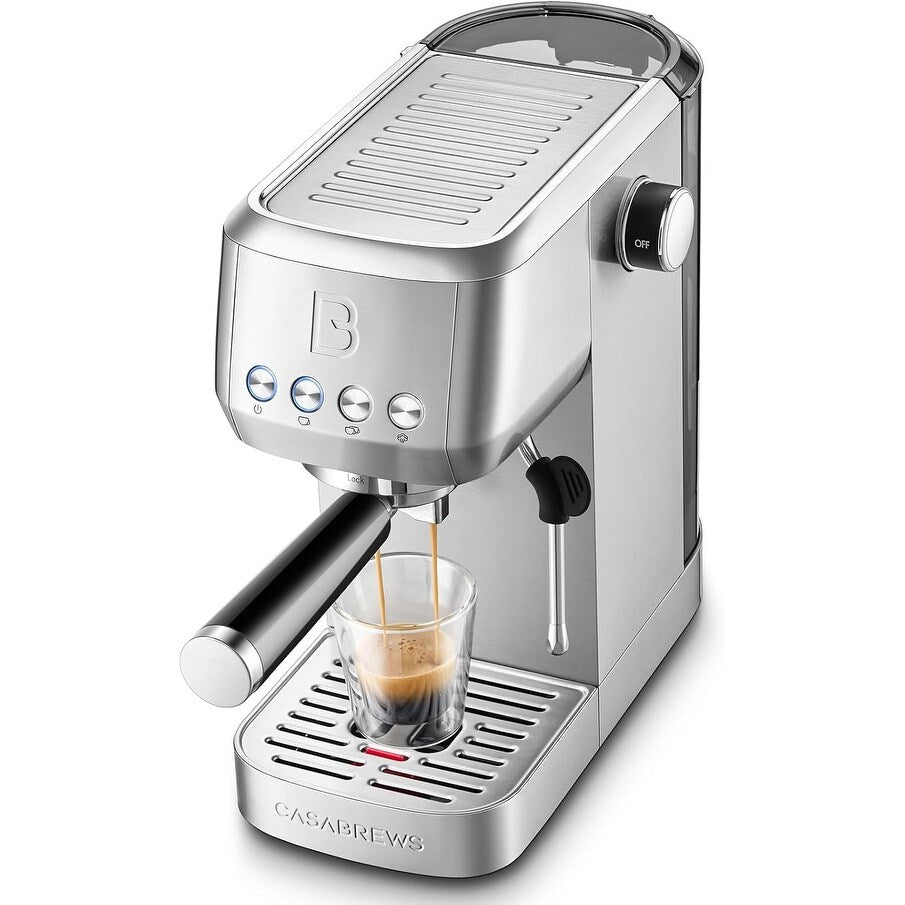 Casabrews 3700E 20 Bar Professional Espresso Machine with Milk Frother - N/A
