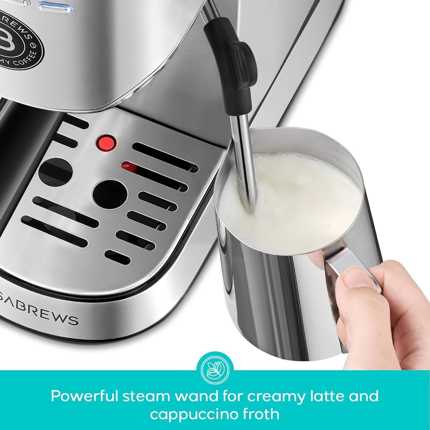 CASABREWS CM5418Basic 20-Bar Espresso Machine W/ Milk Frothing for Home