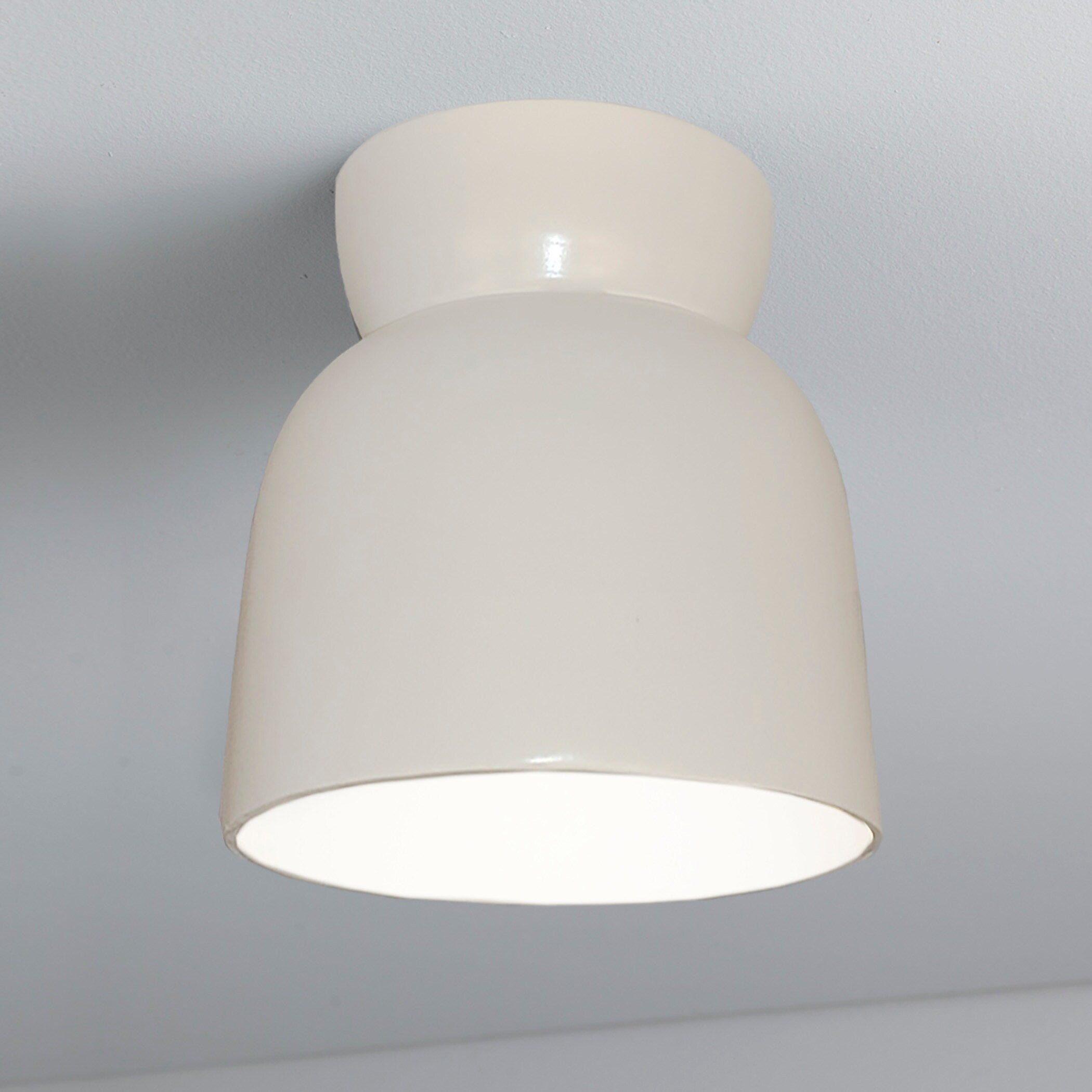Ceramic Hourglass Flush-Mount