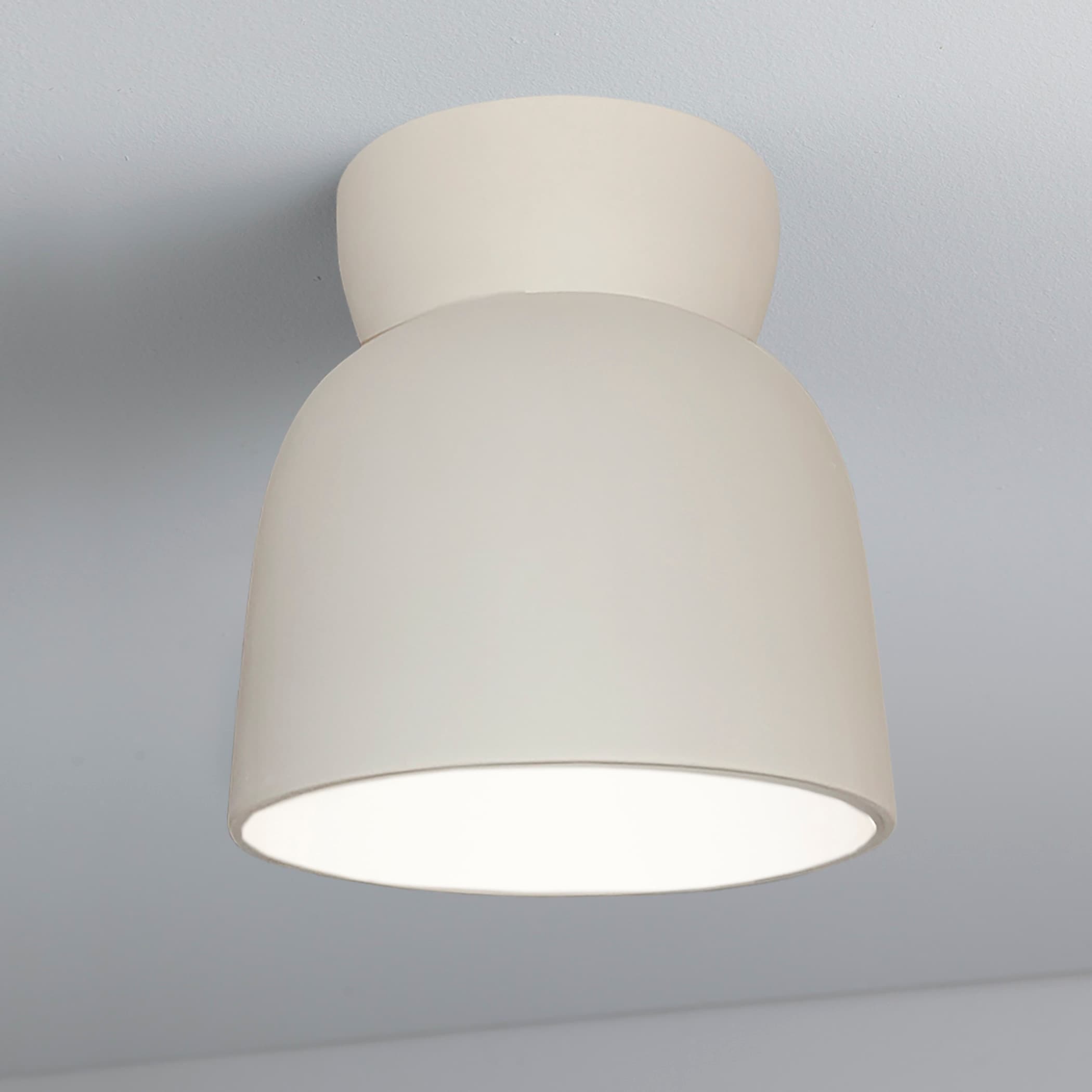 Ceramic Hourglass Flush-Mount