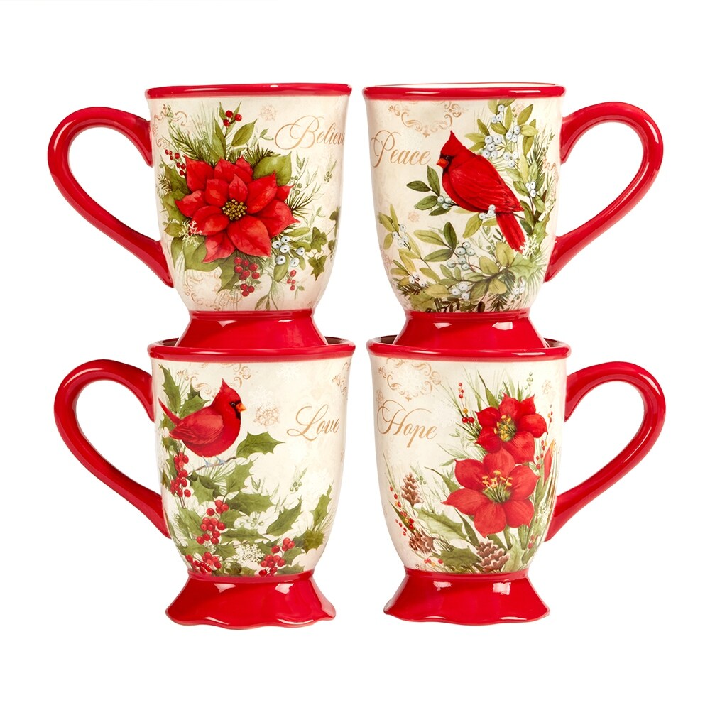 Certified International Winter's Medley 16 pc Dinnerware Set, Service for 4