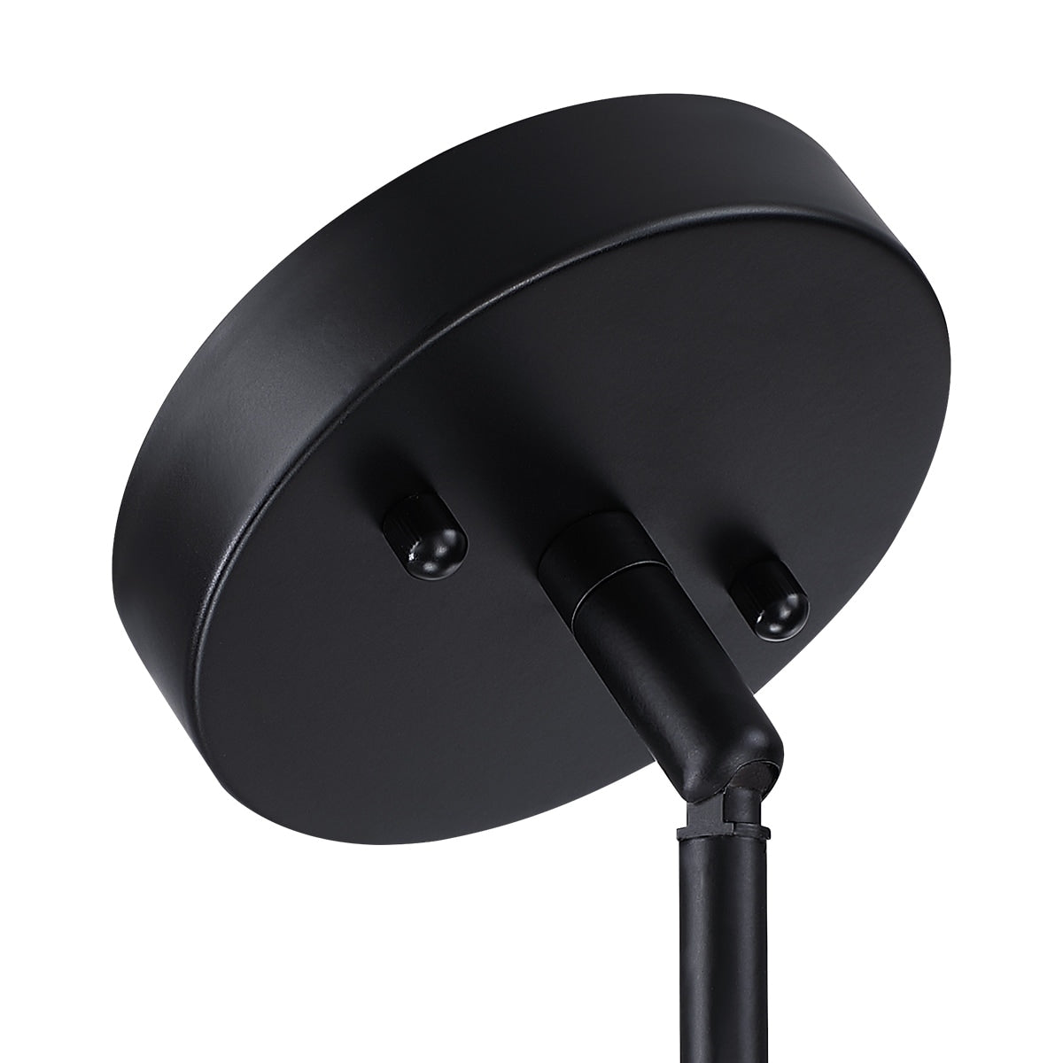 Cynthia 4-Light Black Rattan Drum Chandelier Light - 22''W