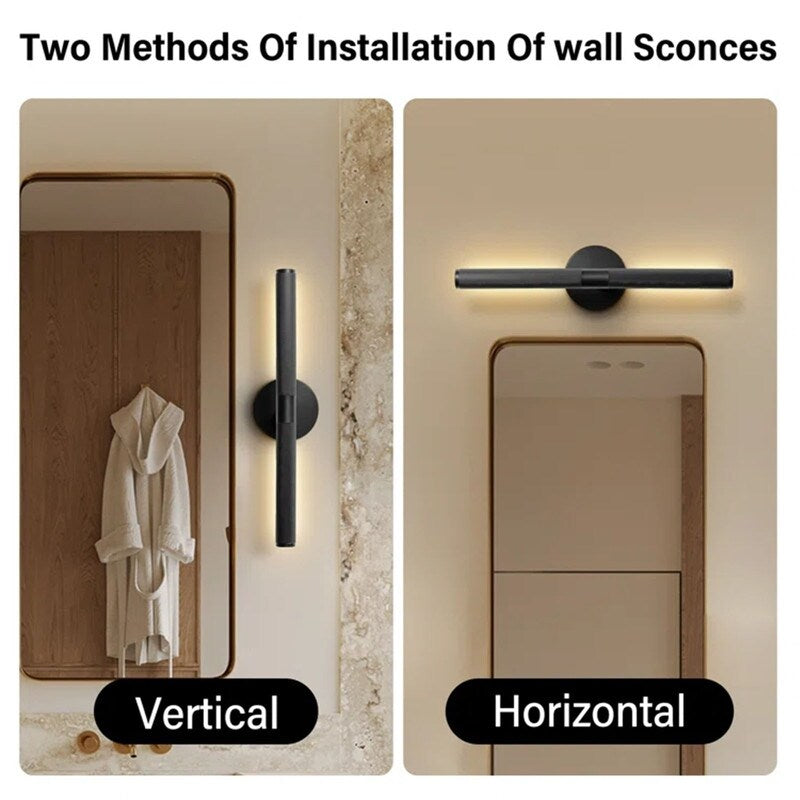 KAYLA Modern Wall Sconces, Brass Wall Mounted Lights, Bathroom Wall Picture Light for Living Room, Indoor Sconce Lighting - N/A