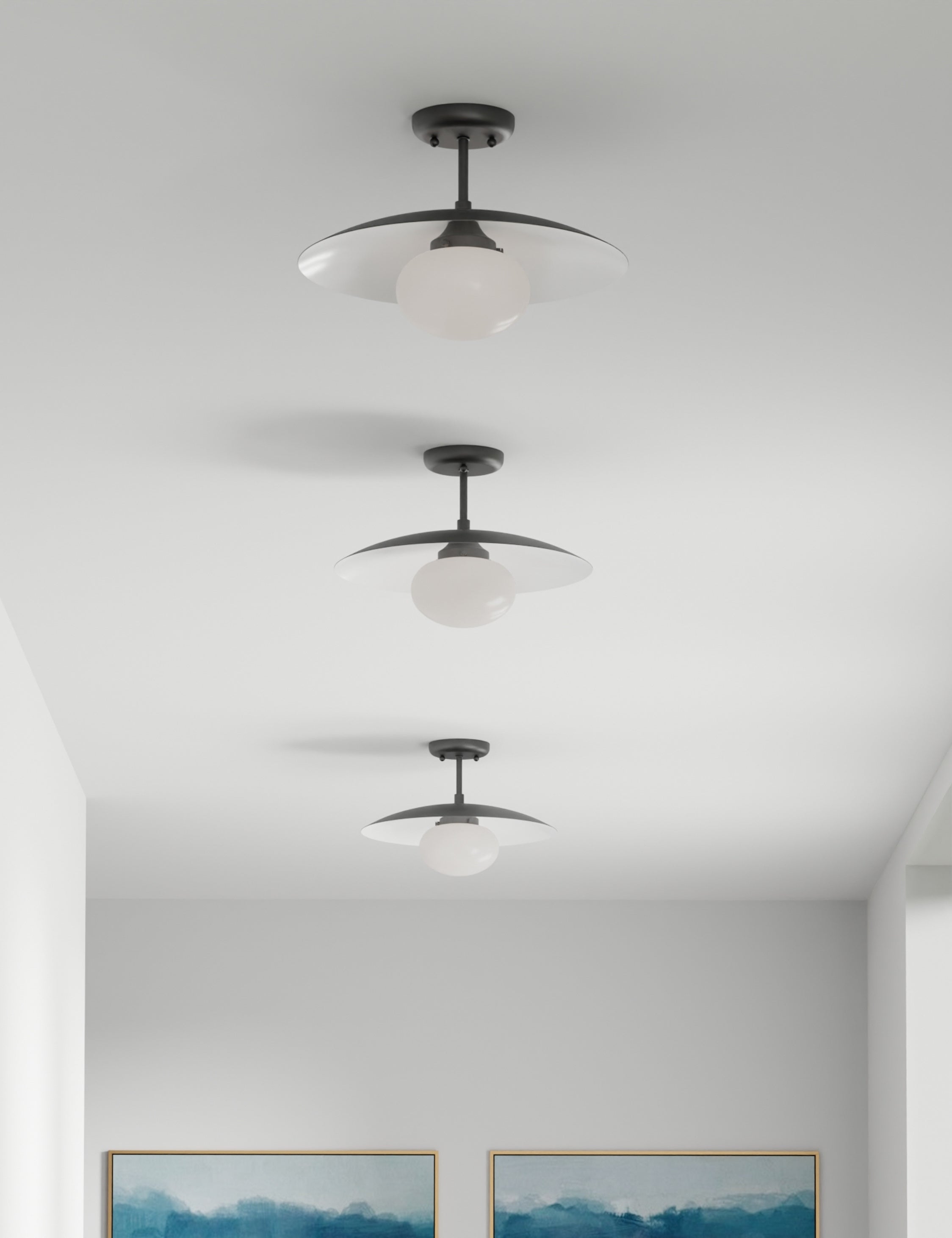 Shah Semi-Flush Mount Light