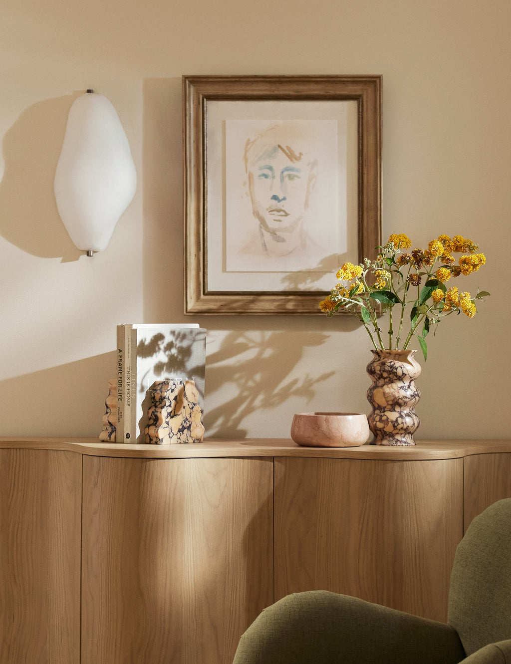 Plush Puff Sconce by Lolly Lolly Ceramics