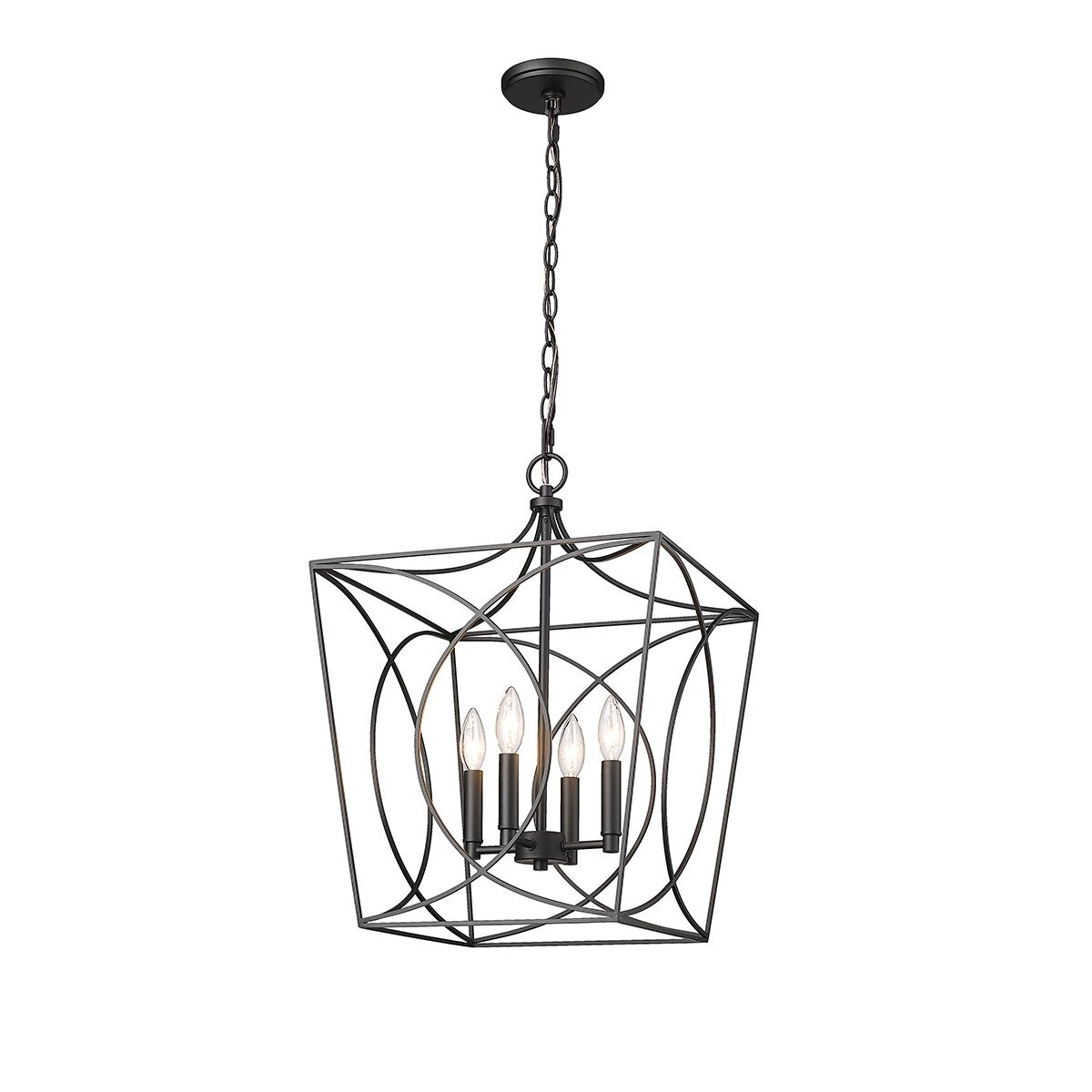 Millennium Lighting Tracy 4 Light Pendant Fixture in Multiple Finishes