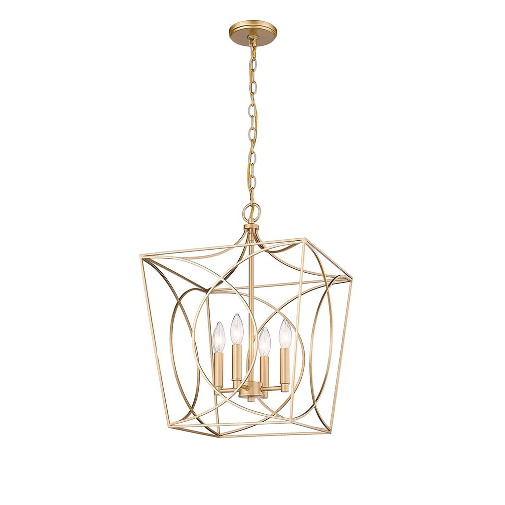 Millennium Lighting Tracy 4 Light Pendant Fixture in Multiple Finishes