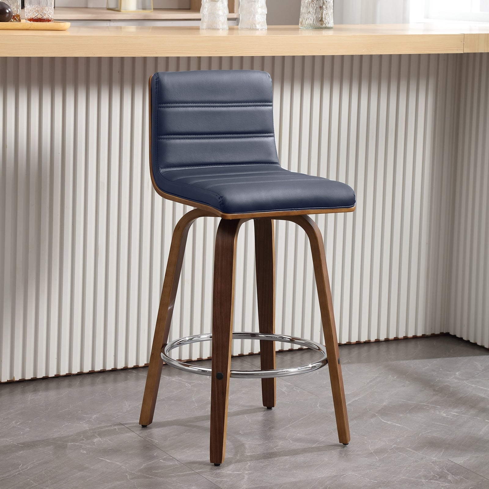 26/29 Faux Leather Swivel Bar/Counter Stools, Set of 2/3