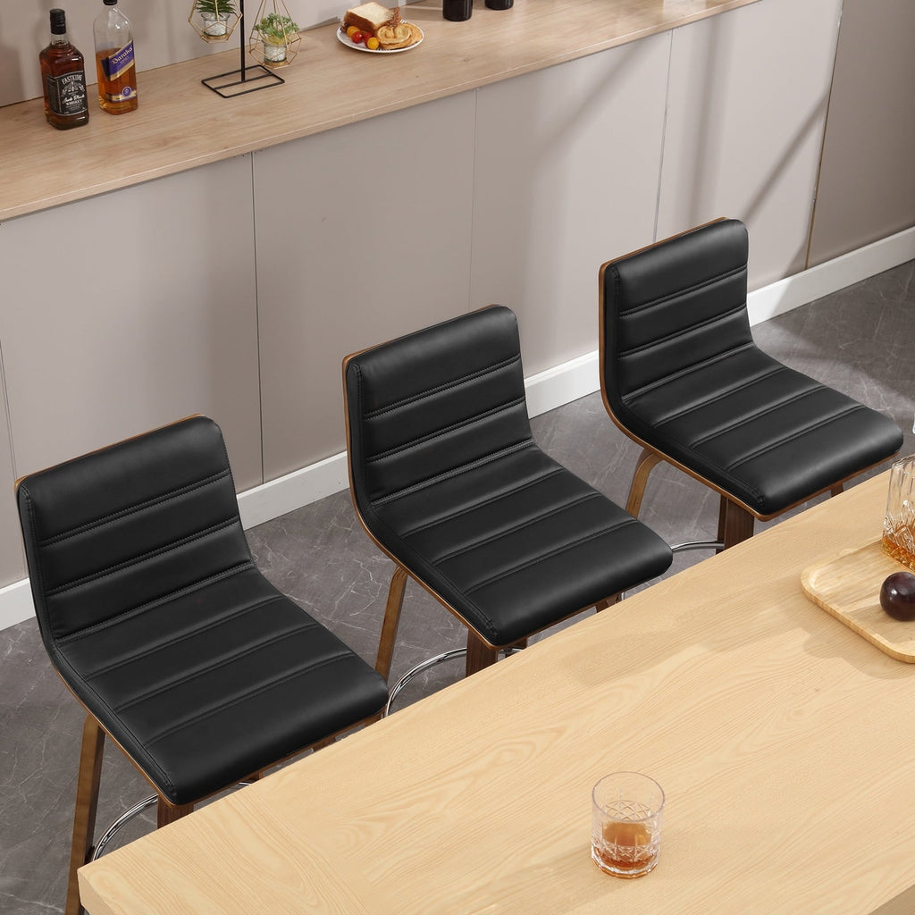 26/29 Faux Leather Swivel Bar/Counter Stools, Set of 2/3