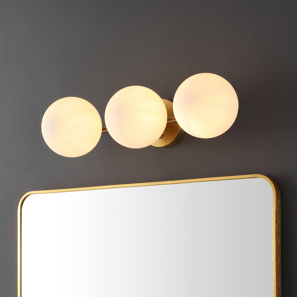 SAFAVIEH Lighting Lambrini 21 Traditional Wall Sconce (3-Bulb) - 6 W x 8 D x 21 H - 21Wx8Dx6H