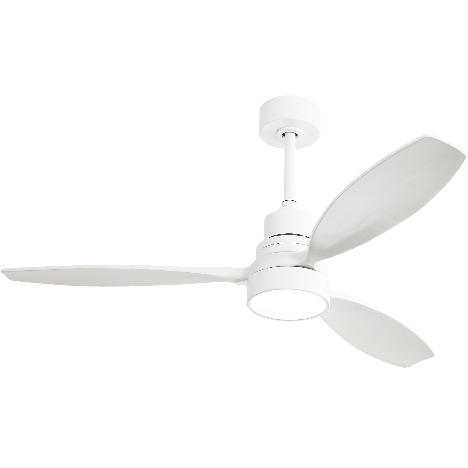 Sofucor 52 Indoor Wood Ceiling Fan Light with Remote, Integrated Light Optional