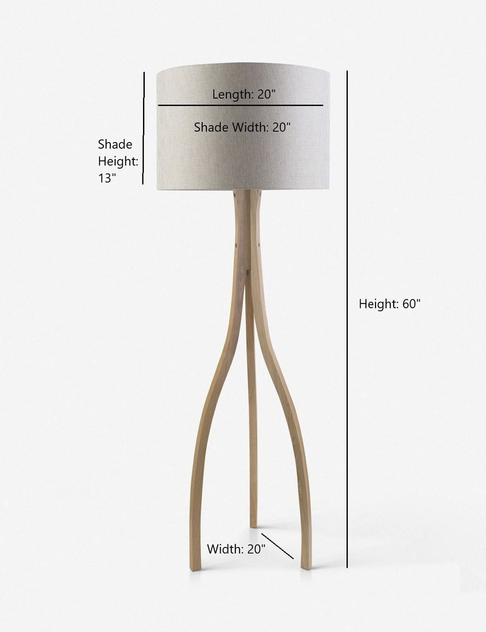 Lewis Wishbone Floor Lamp
